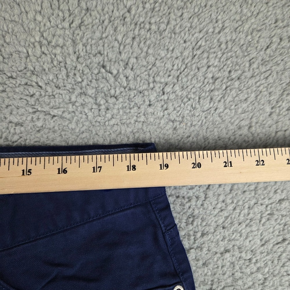 Peter Millar Crown Vintage Canvas Pants Mens 38 Blue Stretch Five Pocket Golf - Picture 3 of 12